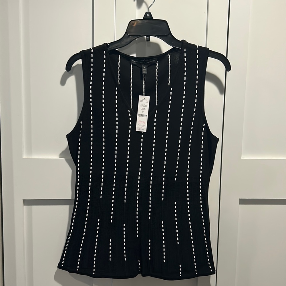 NWT White House Black Market sz S sleeveless top